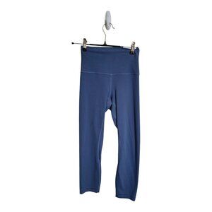 Lululemon Pants Women 2 Align HR 21” Athleisure Gym LW6BQUS Water Drop Blue